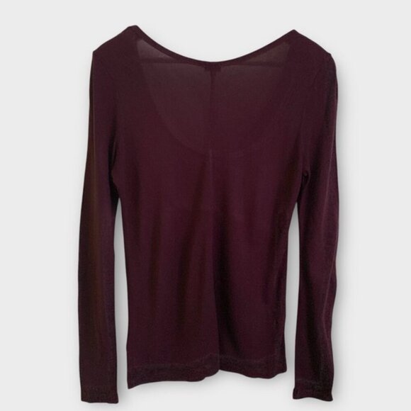 Babaton Rich Plum Long Sleeve Top - Picture 6 of 6